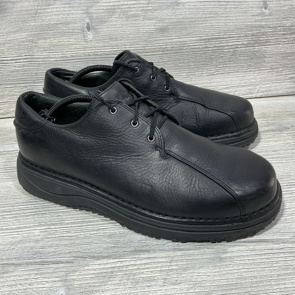 Dunham Aspen 9820BK Leather Oxfords Comfort Casual Black Walking Shoes Mens 11 D
